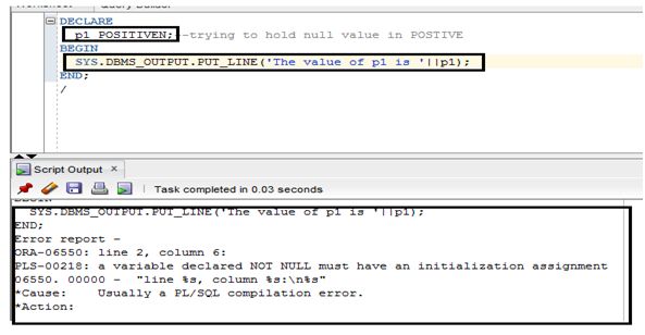POSITIVEN constraints NULL value